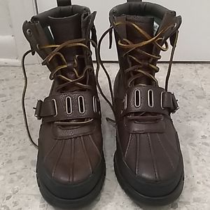 Completely New Mens Polo Boots Dark Brown Size 14D